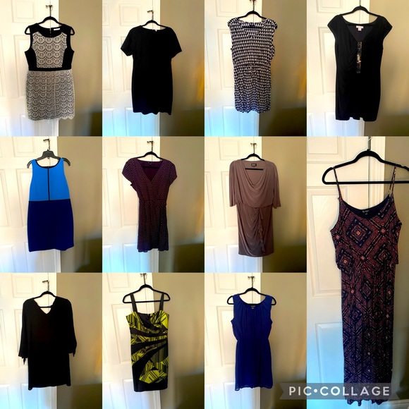 13 dresses- size L,XL, 14 & 16 - Picture 1 of 1